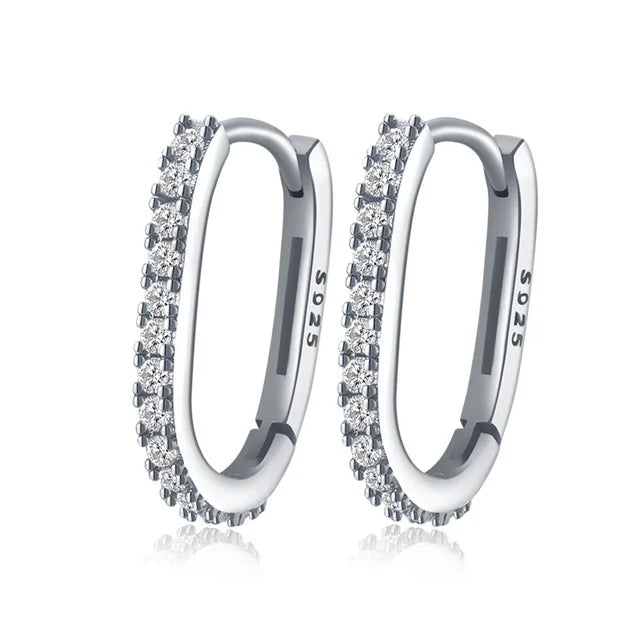 New 925 Sterling Silver Gold Hoop Earrings For Women Luxury Fine Small Huggie Earring Designer Origin Fashion Jewelry Gifts 2021