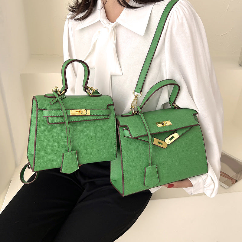 PU Kelly Bag — Candy Color Structured Handbag & Crossbody | Women