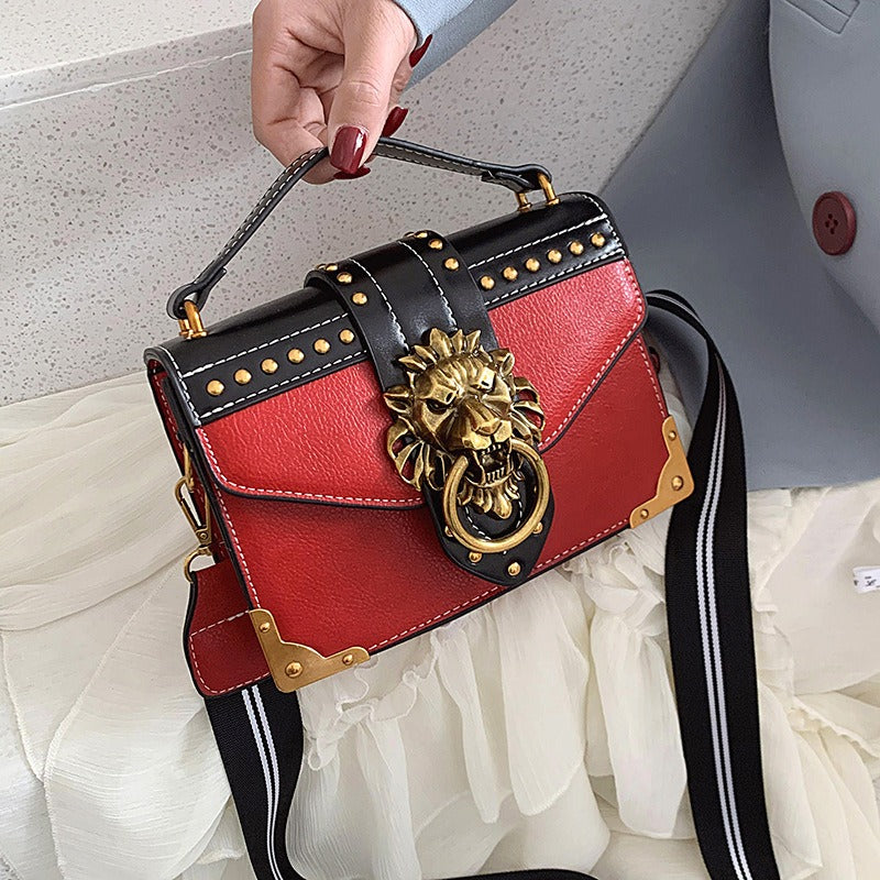 Retro PU Small Square Crossbody Bag — Vintage Shoulder Handbag | Women
