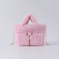 Faux Rabbit Fur Plush Handbag — Large Capacity Shoulder & Crossbody | Women
