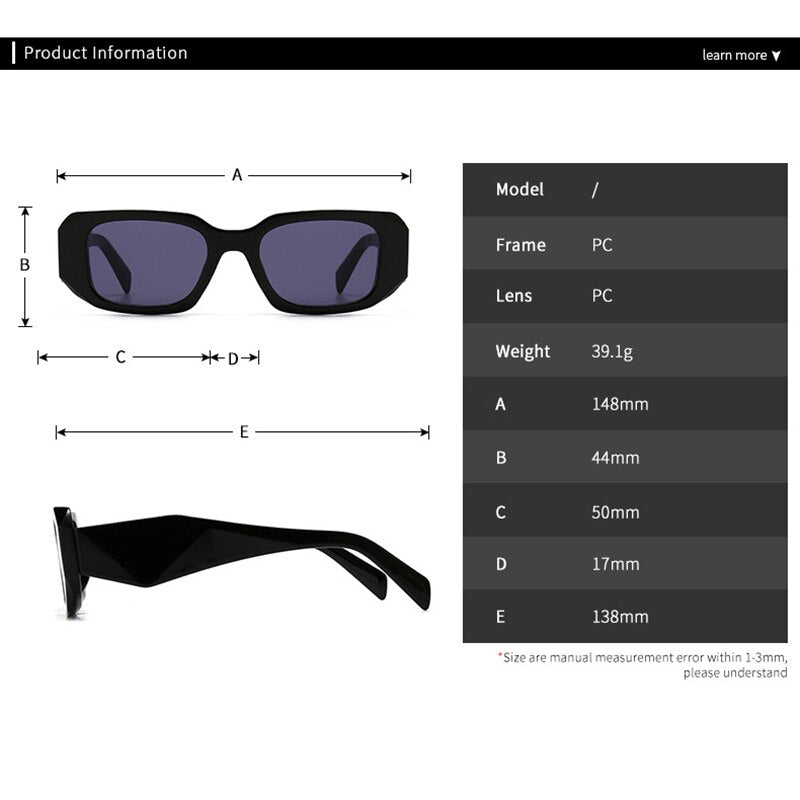 Luxury Small Frame Square Sunglasses — Vintage Designer Style | Unisex