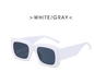 Fashion Square Sunglasses — Vintage Luxury UV400 Designer Style | Women