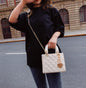 Lingge Quilted Chain Shoulder Bag — Patent Leather Designer Crossbody | Women