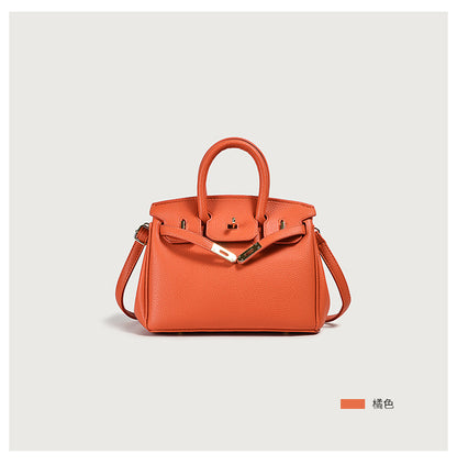 Vegan PU Leather Classic Tote Bag — Top Handle Luxury Handbag | Women