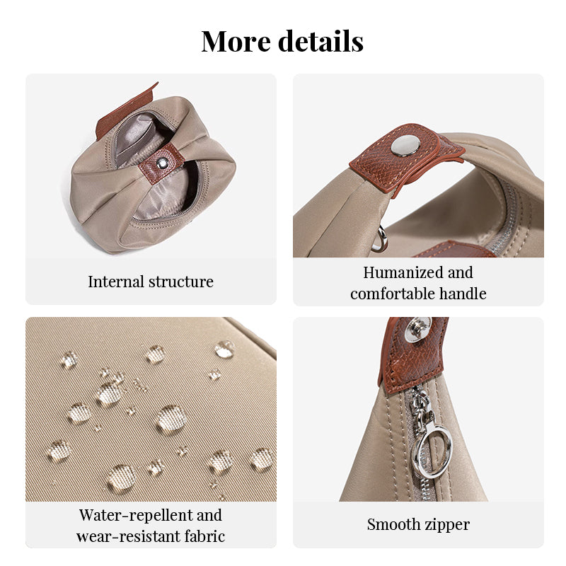 Premium Nylon Insulated Lunch Bag — Waterproof Dumpling Tote | Work, School & Commuting