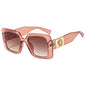Trendy Two-Tone Box Frame Sunglasses — Internet Celebrity Style | Women