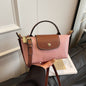 Mini Dumpling Crossbody Bag — Color-Block Nylon Phone Bag | Women 2025
