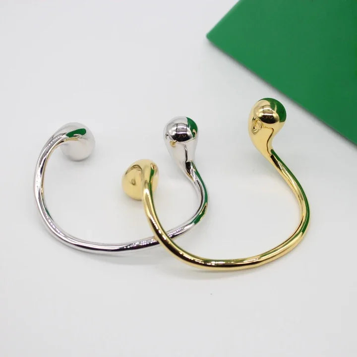 European Designer Water Drop Bracelet — Gold & Silver Adjustable | Women