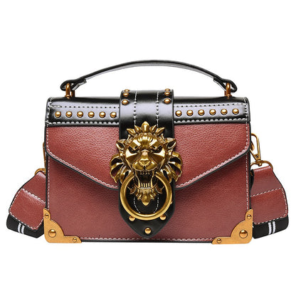 Retro PU Small Square Crossbody Bag — Vintage Shoulder Handbag | Women