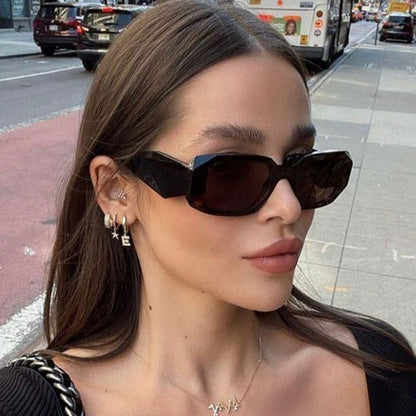 Luxury Small Frame Square Sunglasses — Vintage Designer Style | Unisex
