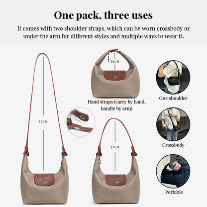 Premium Nylon Insulated Lunch Bag — Waterproof Dumpling Tote | Work, School & Commuting