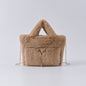 Faux Rabbit Fur Plush Handbag — Large Capacity Shoulder & Crossbody | Women
