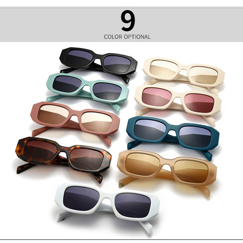 Luxury Small Frame Square Sunglasses — Vintage Designer Style | Unisex