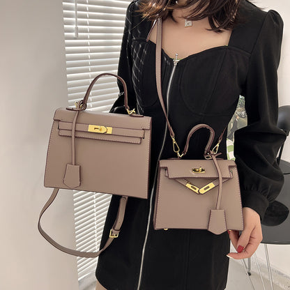 PU Kelly Bag — Candy Color Structured Handbag & Crossbody | Women
