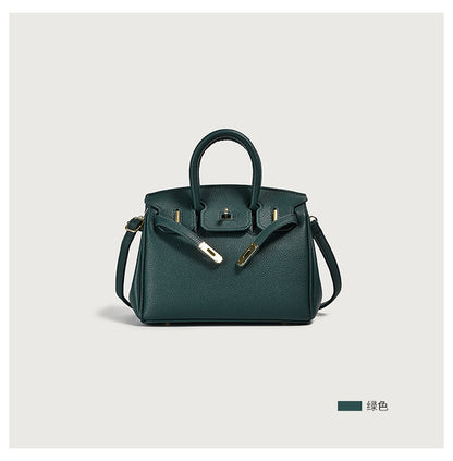 Vegan PU Leather Classic Tote Bag — Top Handle Luxury Handbag | Women