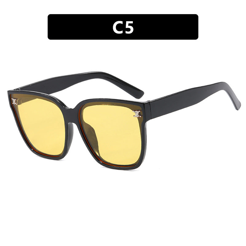 Trendy Slim Face Sunglasses — UV Resistant Internet Celebrity Style | Women