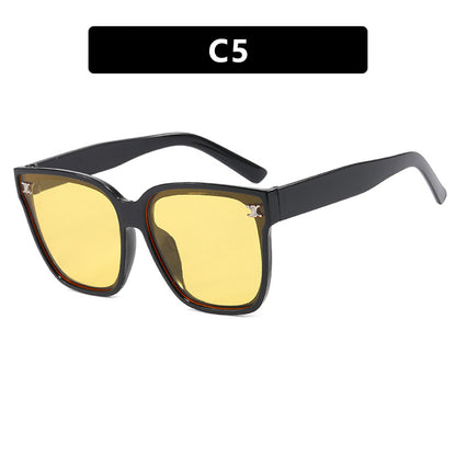 Trendy Slim Face Sunglasses — UV Resistant Internet Celebrity Style | Women