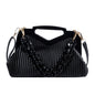 Pleated Triangle Shoulder Bag — Designer-Inspired Crossbody & Clutch | Women