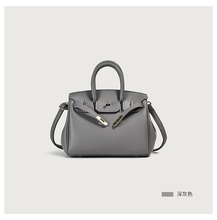 Vegan PU Leather Classic Tote Bag — Top Handle Luxury Handbag | Women