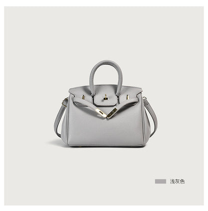 Vegan PU Leather Classic Tote Bag — Top Handle Luxury Handbag | Women