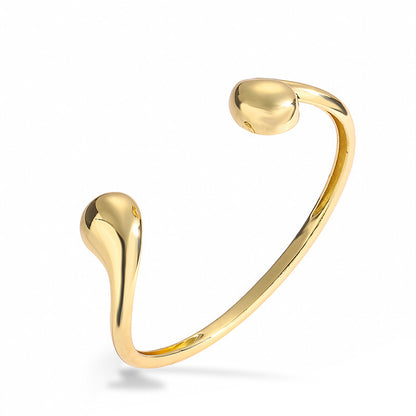 European Designer Water Drop Bracelet — Gold & Silver Adjustable | Women