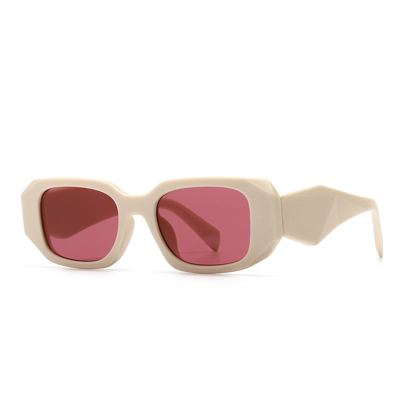 Luxury Small Frame Square Sunglasses — Vintage Designer Style | Unisex