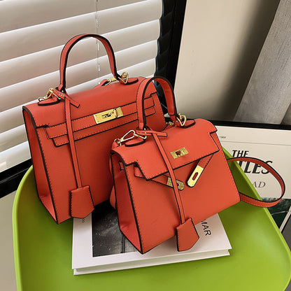 PU Kelly Bag — Candy Color Structured Handbag & Crossbody | Women