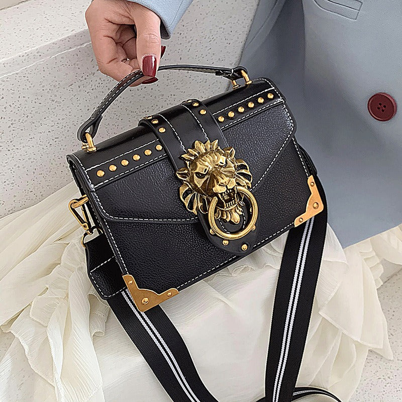 Retro PU Small Square Crossbody Bag — Vintage Shoulder Handbag | Women