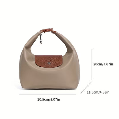 Premium Nylon Insulated Lunch Bag — Waterproof Dumpling Tote | Work, School & Commuting
