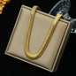 Exaggerated Gold Thick Chain Necklace — 316L Stainless Steel Waterproof | Women
