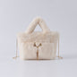 Faux Rabbit Fur Plush Handbag — Large Capacity Shoulder & Crossbody | Women