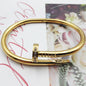 Titanium Steel Rivet Bracelet — INS Style Open Cuff | Unisex