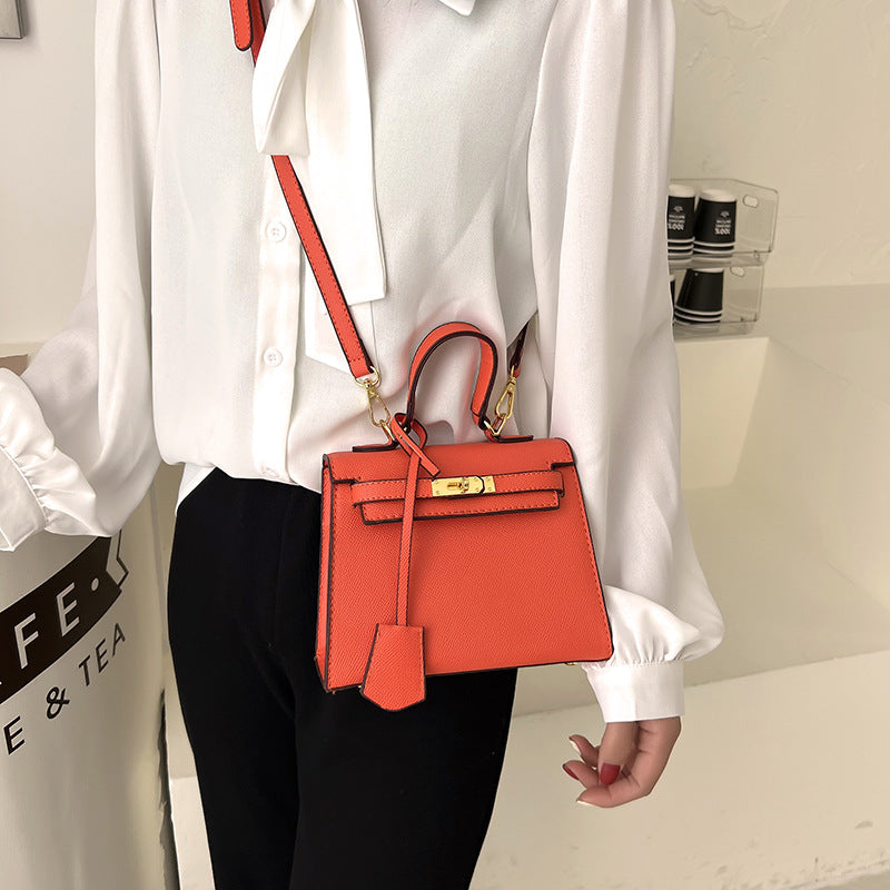 PU Kelly Bag — Candy Color Structured Handbag & Crossbody | Women