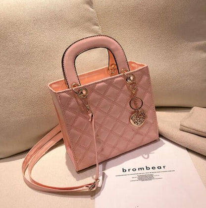 Lingge Quilted Chain Shoulder Bag — Patent Leather Designer Crossbody | Women