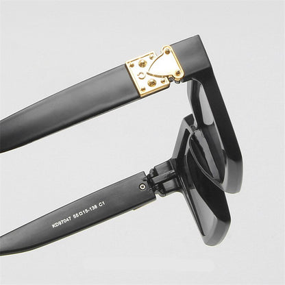 Oversized Square Mirror Sunglasses — Luxury Brand Style | Unisex