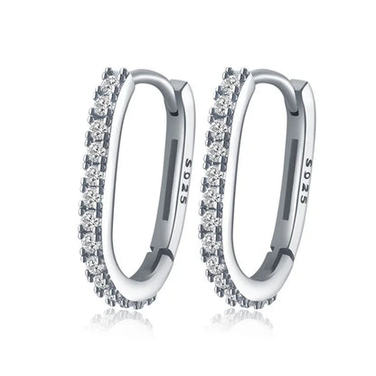 New 925 Sterling Silver Gold Hoop Earrings For Women Luxury Fine Small Huggie Earring Designer Origin Fashion Jewelry Gifts 2021