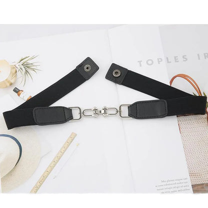 Fashion Female Metal Chain Elastic Waistband Fine Cummerbund Cinch Belt for Women Dress Coat Clothing Accessories