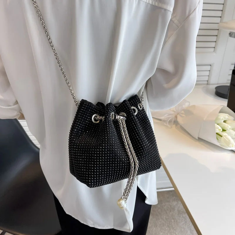 Casual Bucket Bag, Womens 2022 New Style, Simple And Fashionable, Full Large Capacity Single-shoulder Crossbody ,