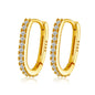 New 925 Sterling Silver Gold Hoop Earrings For Women Luxury Fine Small Huggie Earring Designer Origin Fashion Jewelry Gifts 2021