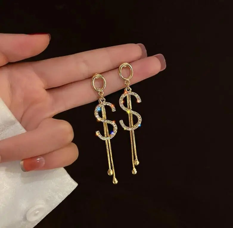 New Arrival Luxury Korean Fashion Big Letter G Jewelry Earrings GG Charming Drop Earrings For Female Designer Party Wedding