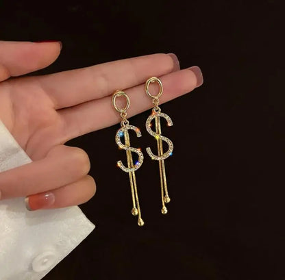 New Arrival Luxury Korean Fashion Big Letter G Jewelry Earrings GG Charming Drop Earrings For Female Designer Party Wedding