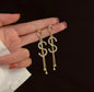 New Arrival Luxury Korean Fashion Big Letter G Jewelry Earrings GG Charming Drop Earrings For Female Designer Party Wedding