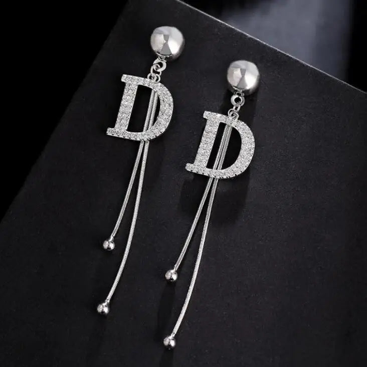 New Arrival Luxury Korean Fashion Big Letter G Jewelry Earrings GG Charming Drop Earrings For Female Designer Party Wedding