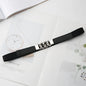 Fashion Female Metal Chain Elastic Waistband Fine Cummerbund Cinch Belt for Women Dress Coat Clothing Accessories