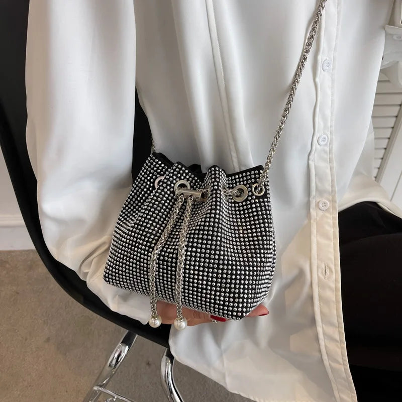 Casual Bucket Bag, Womens 2022 New Style, Simple And Fashionable, Full Large Capacity Single-shoulder Crossbody ,