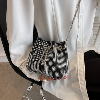 Casual Bucket Bag, Womens 2022 New Style, Simple And Fashionable, Full Large Capacity Single-shoulder Crossbody ,