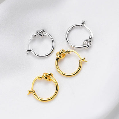 Fashion Stainless Steel Geometric Stud Earrings - Gold Simple Trendy Brincos for Women