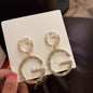 New Arrival Luxury Korean Fashion Big Letter G Jewelry Earrings GG Charming Drop Earrings For Female Designer Party Wedding