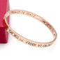 Zircon Roman Numerals Bangle — 4mm & 6mm Oval Cuff | Women