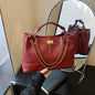 Diamond Pattern Chain Large Capacity Tote Bag — Versatile Commuter Crossbody | Women